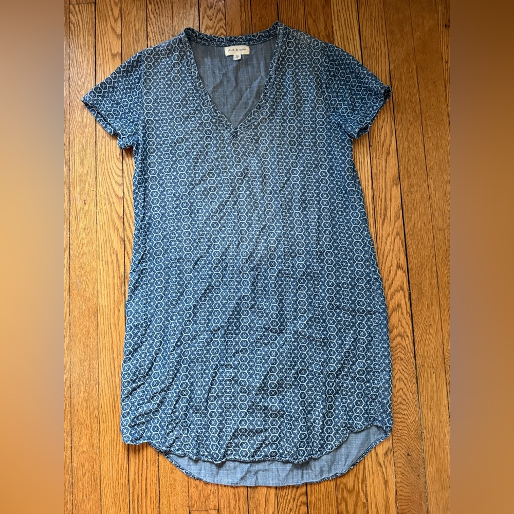 cloth & stone Chambray Dress - Size Small